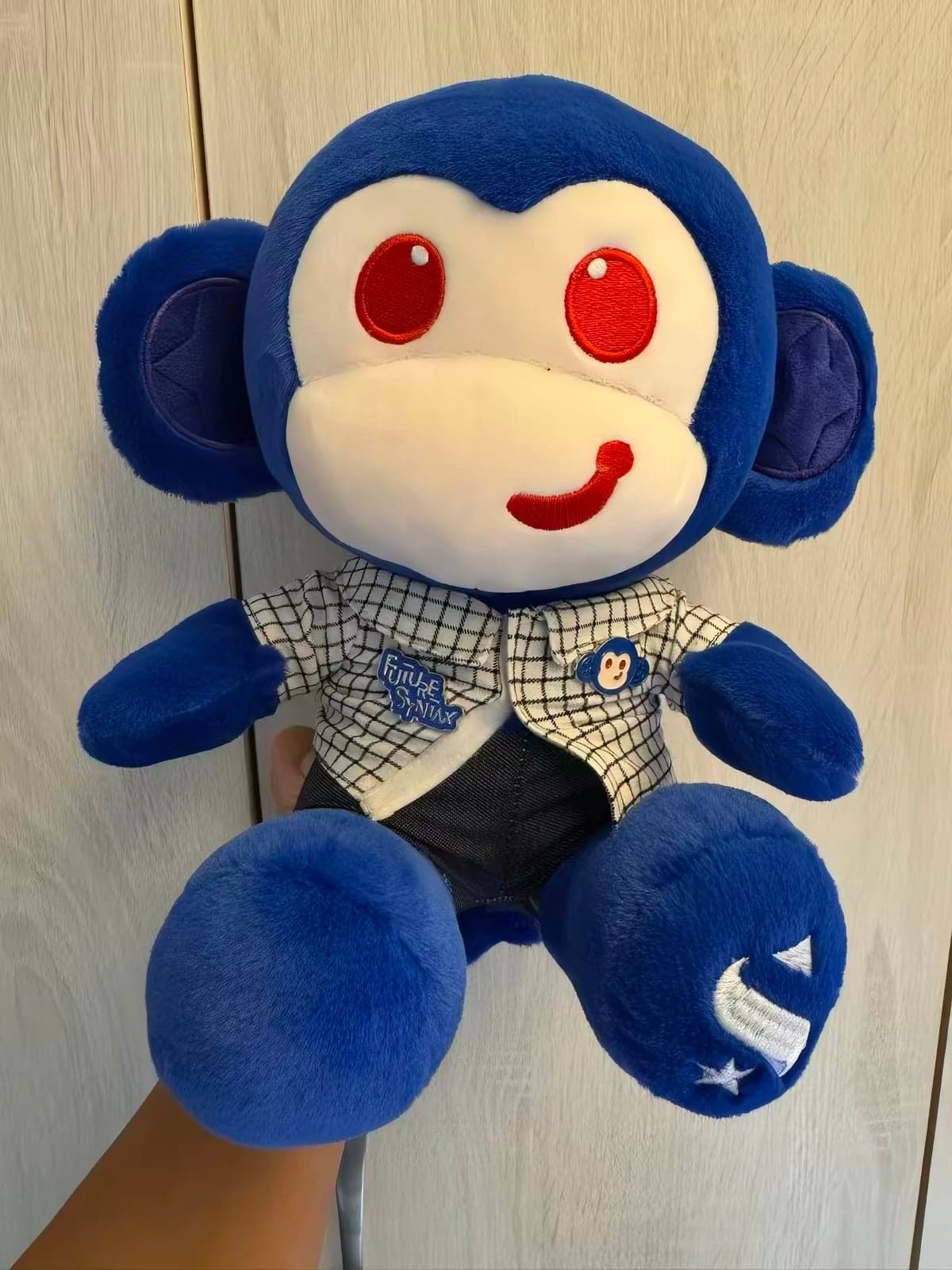 Custom plush toy delivered to international client