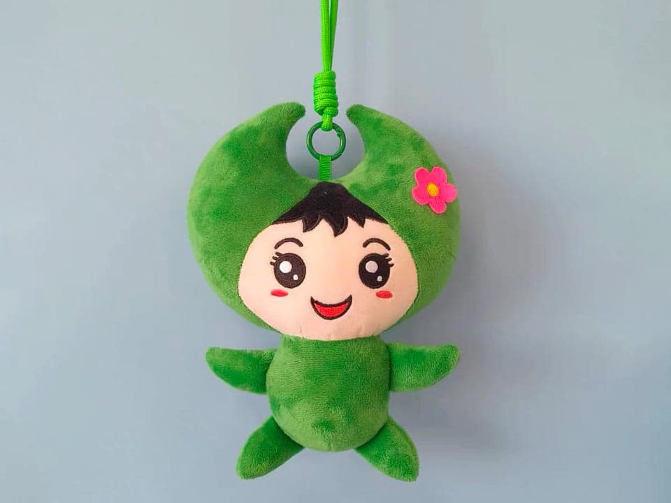 Llaveros de Peluche — Juguetes de peluche mini, encantos de bolsa llavero de peluche personalizado y juguetes blandos portátiles